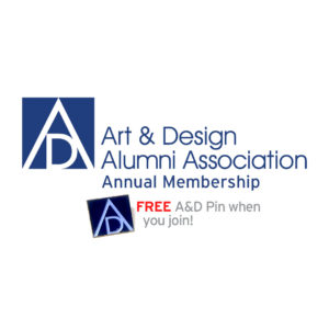 Art & Design Alumni Annual Membership w FREE A&D PIN!